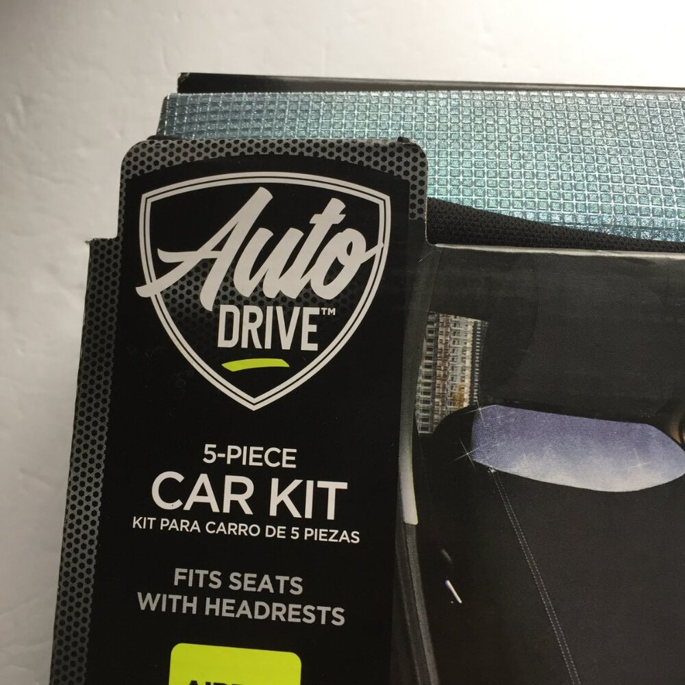 NEW Auto Drive 5 Piece Car Seat Cover Kit - Picture 3 of 15